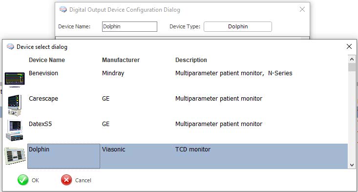 Select the Dolphin TCD option in ICM+ Software