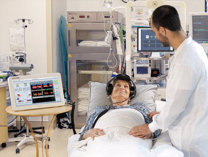 Cerebral Monitoring Session performed with a Transcranial Doppler Robot